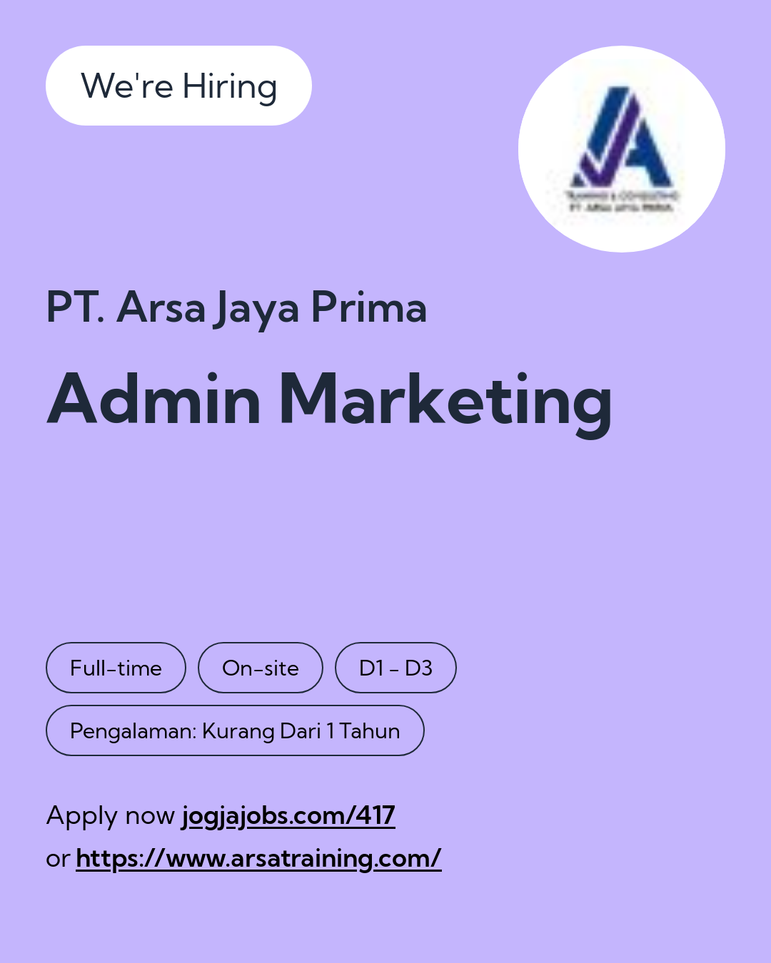 Logo PT. Arsa Jaya Prima