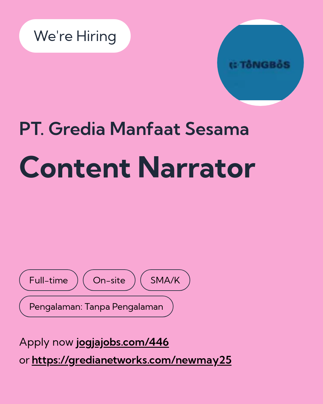 Logo PT. Gredia Manfaat Sesama