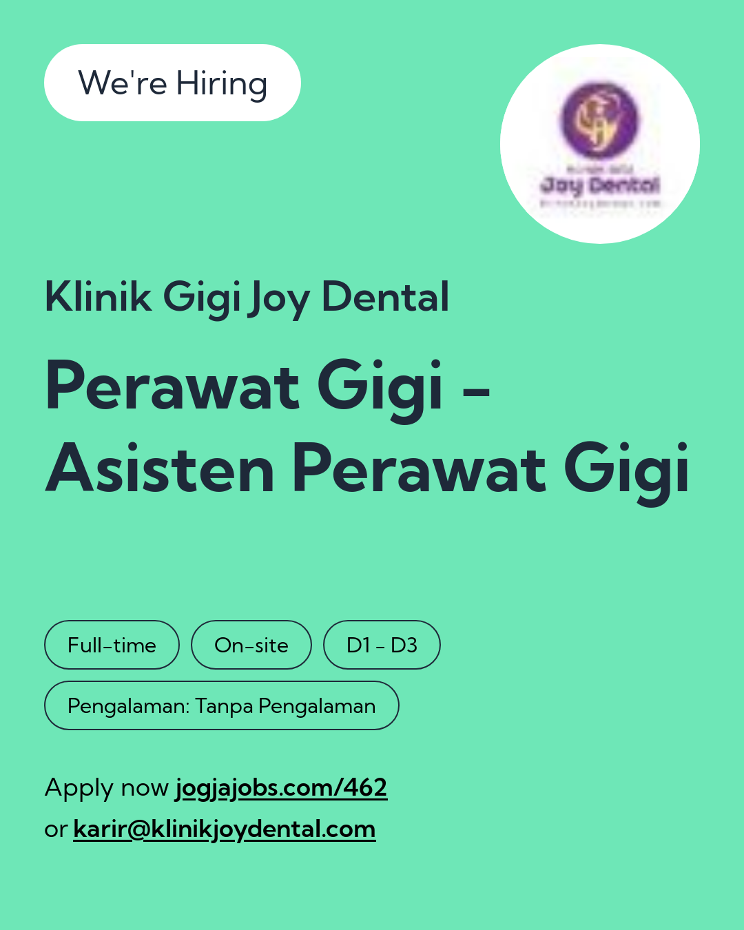 Logo Klinik Gigi Joy Dental