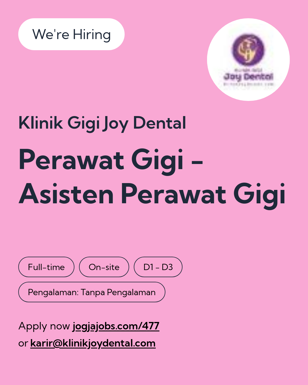Logo Klinik Gigi Joy Dental