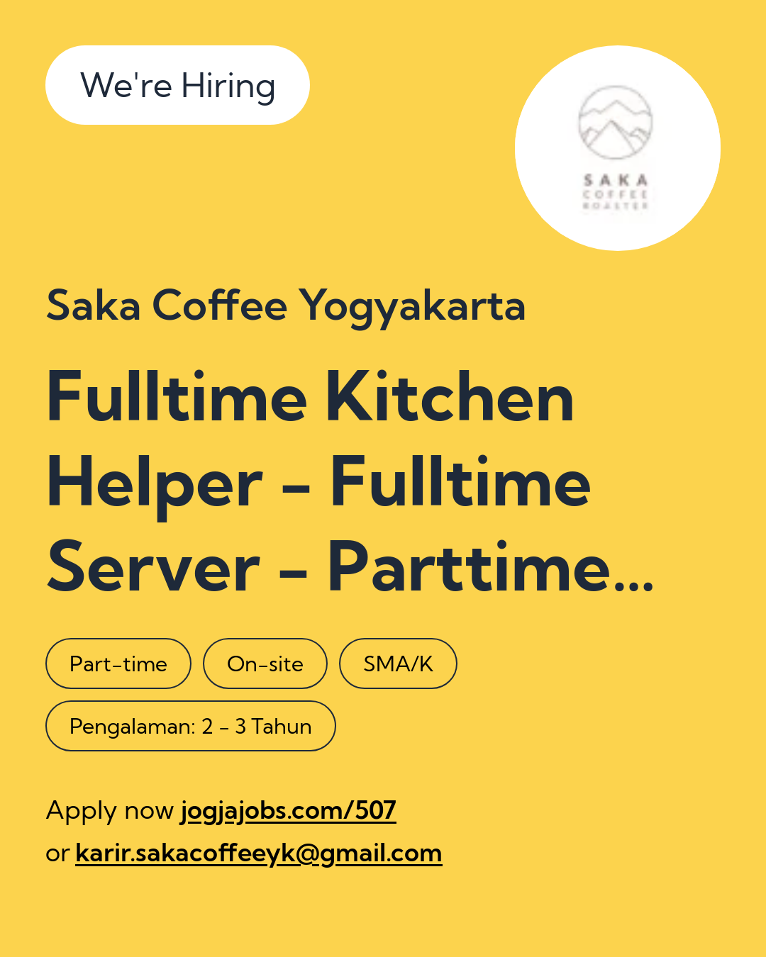 Logo Saka Coffee Yogyakarta