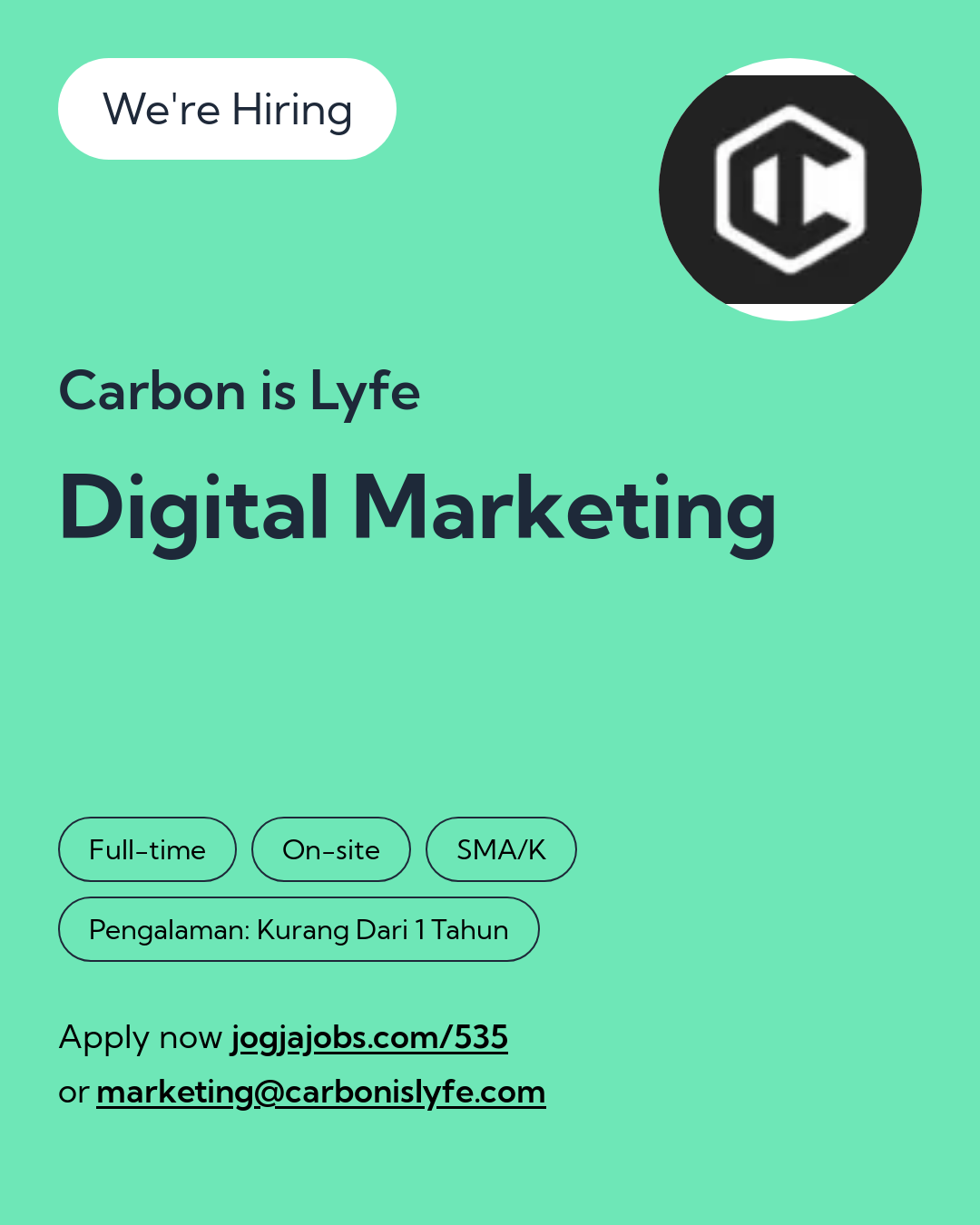 Logo Carbon is Lyfe