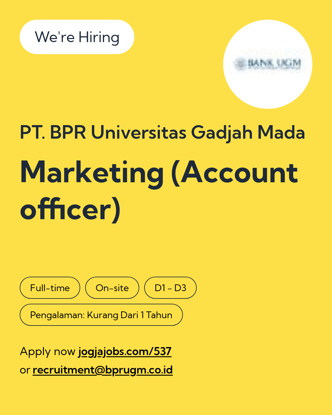 Logo PT. BPR Universitas Gadjah Mada