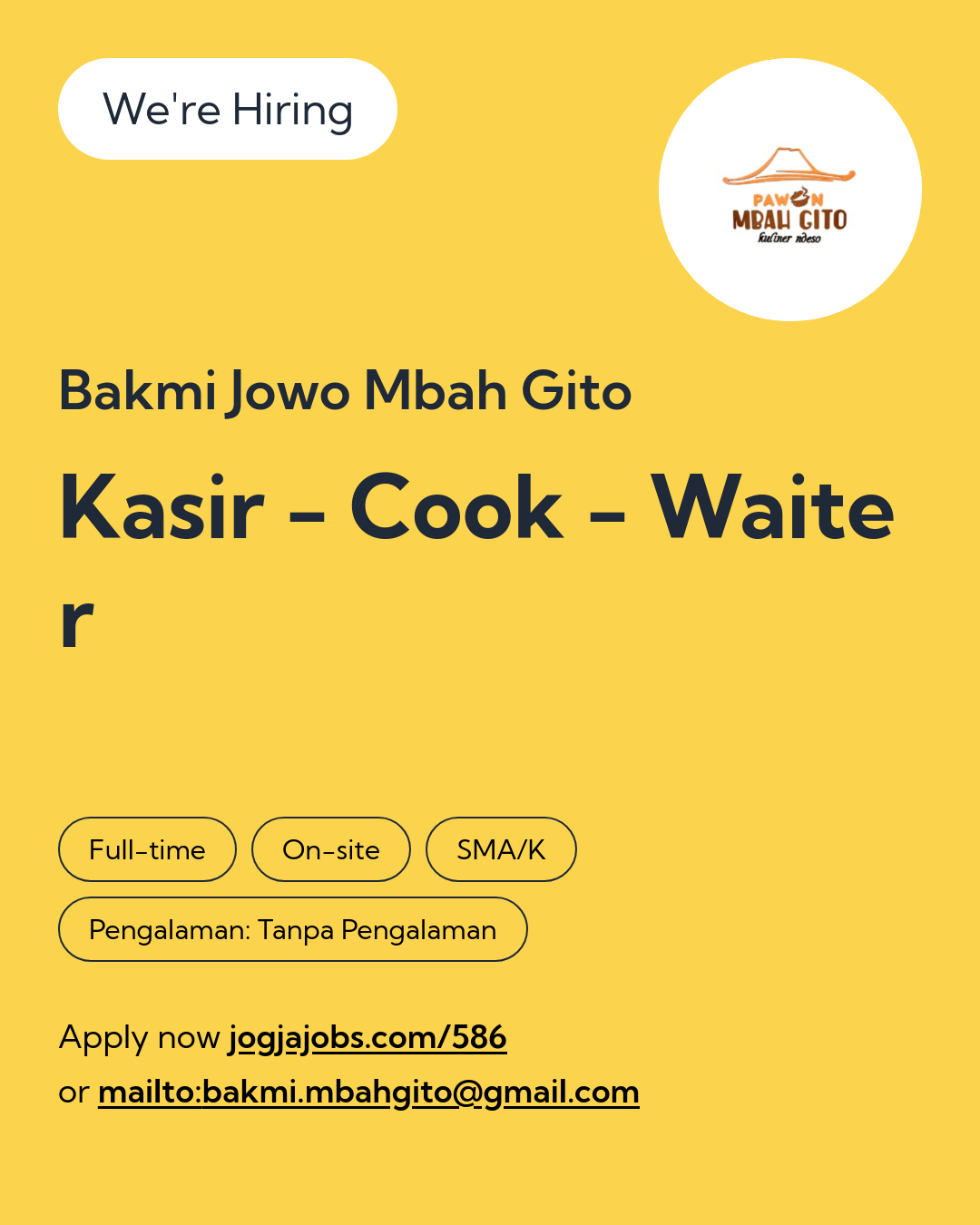 Logo Bakmi Jowo Mbah Gito
