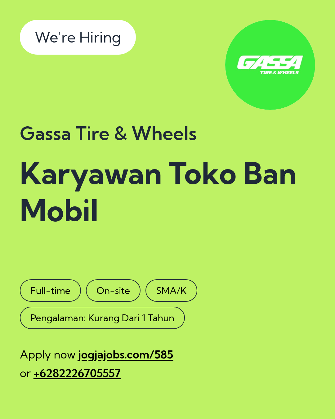 Logo Gassa Tire & Wheels