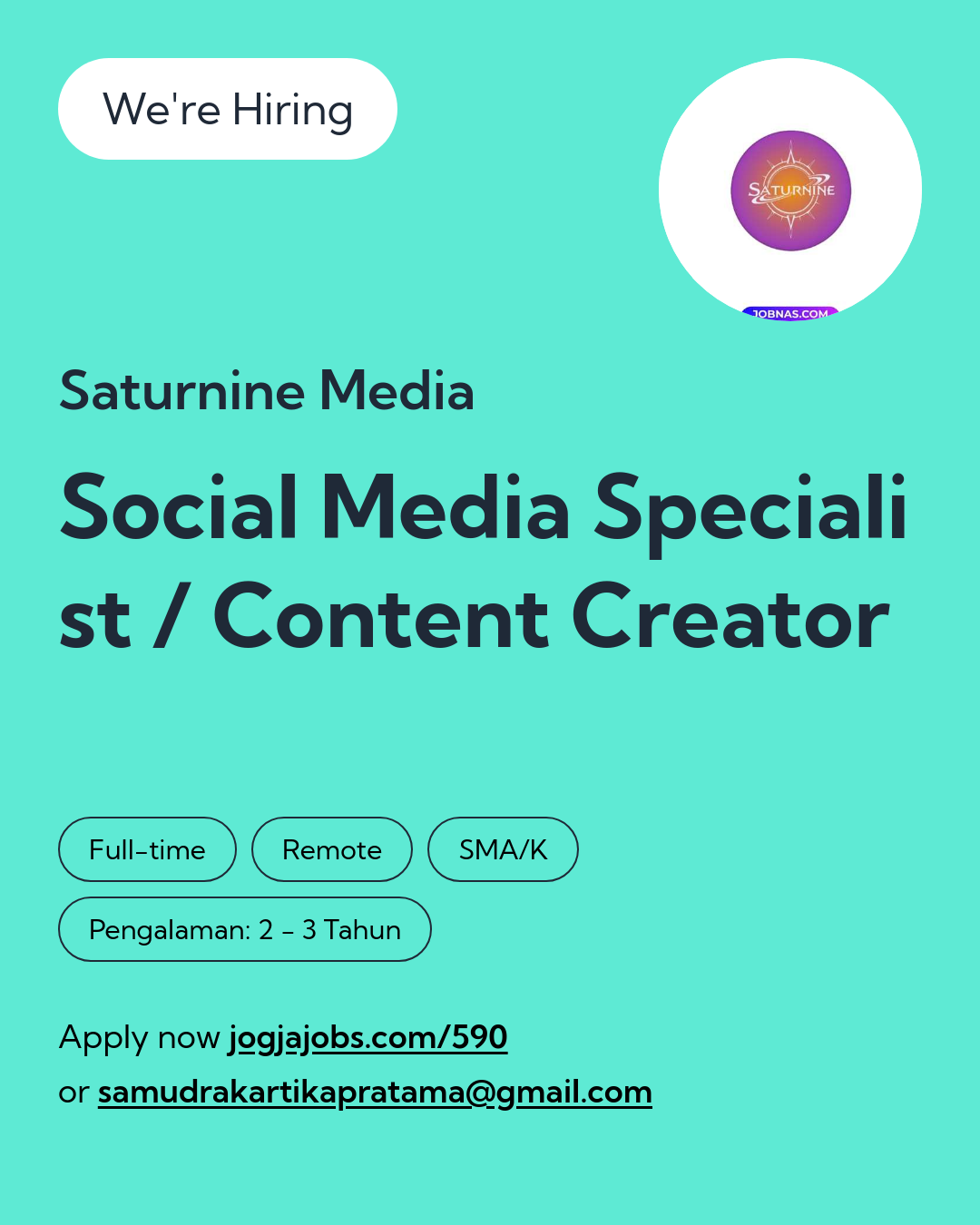 Logo Saturnine Media Logo Saturnine Media
