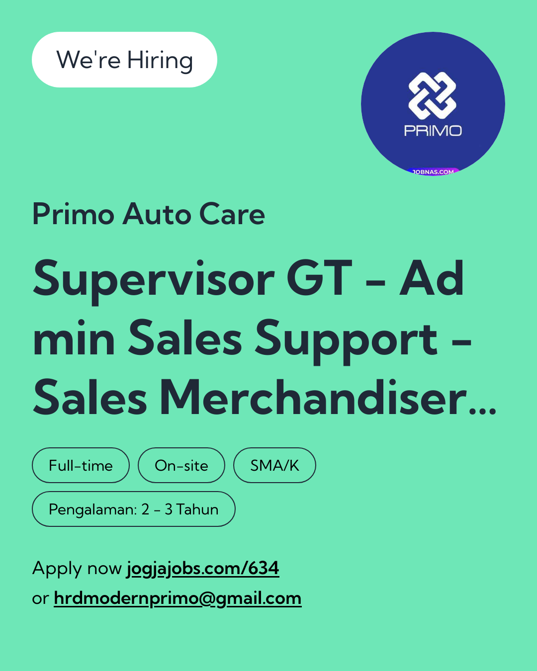 Logo Primo Auto Care