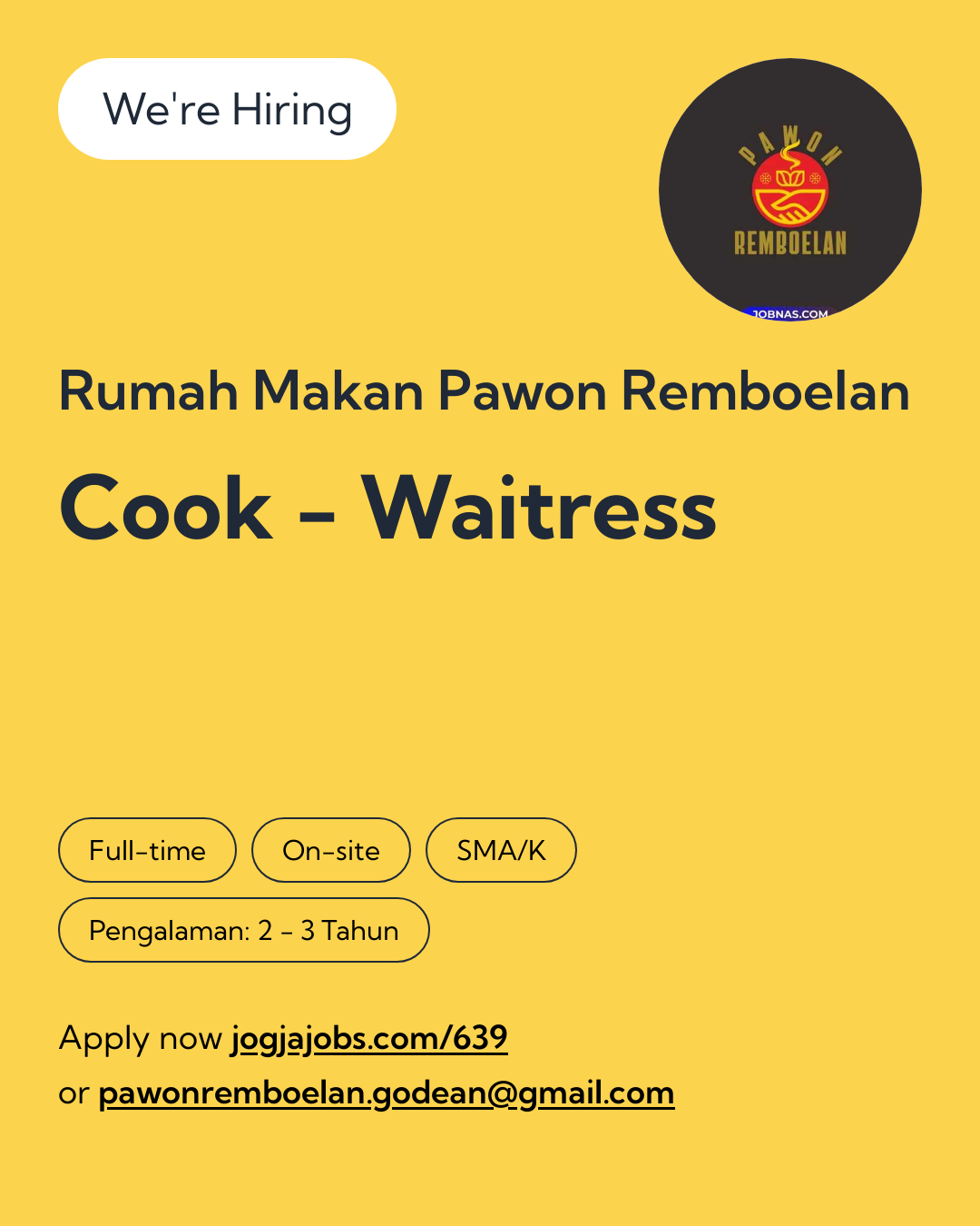 Logo Rumah Makan Pawon Remboelan
