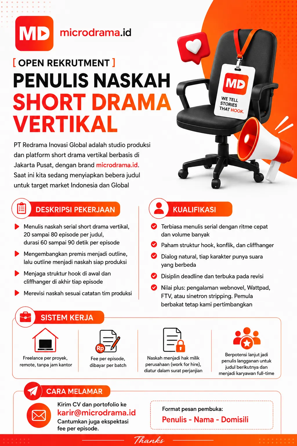 Logo PT Redrama Inovasi Global (microdrama.id)